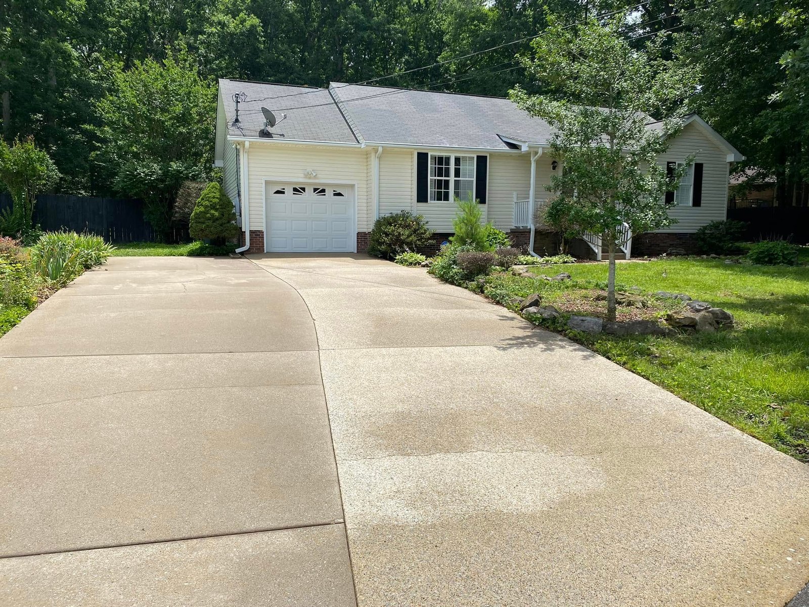 Concrete Driveway after