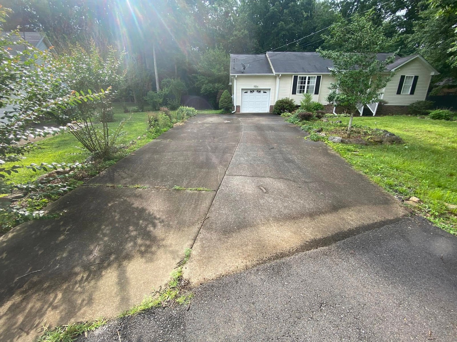 Concrete Driveway before